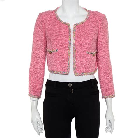 pink chanel inspired jacket|pink Chanel tweed jacket.